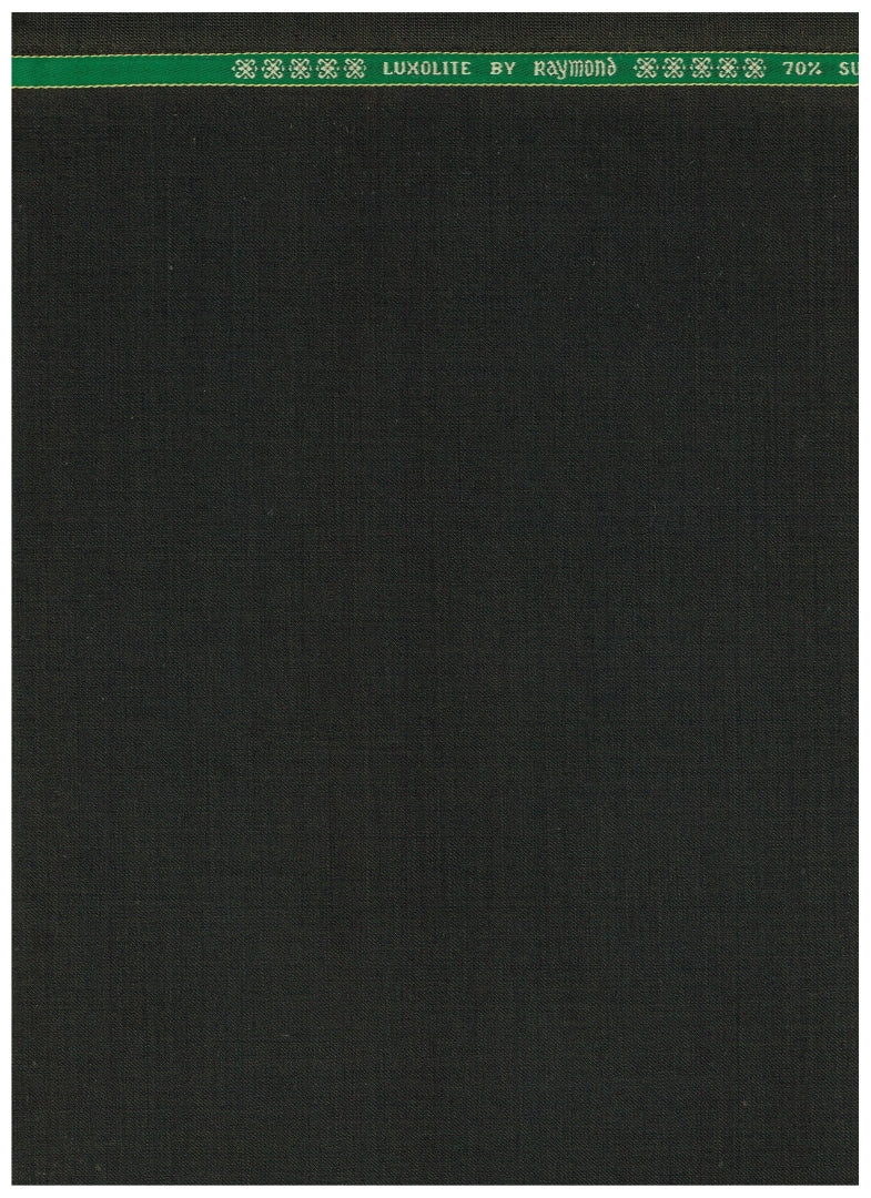 Raymond Luxurious Unstitched Polywool Trousers & Suiting Fabric ( Green Spinach )