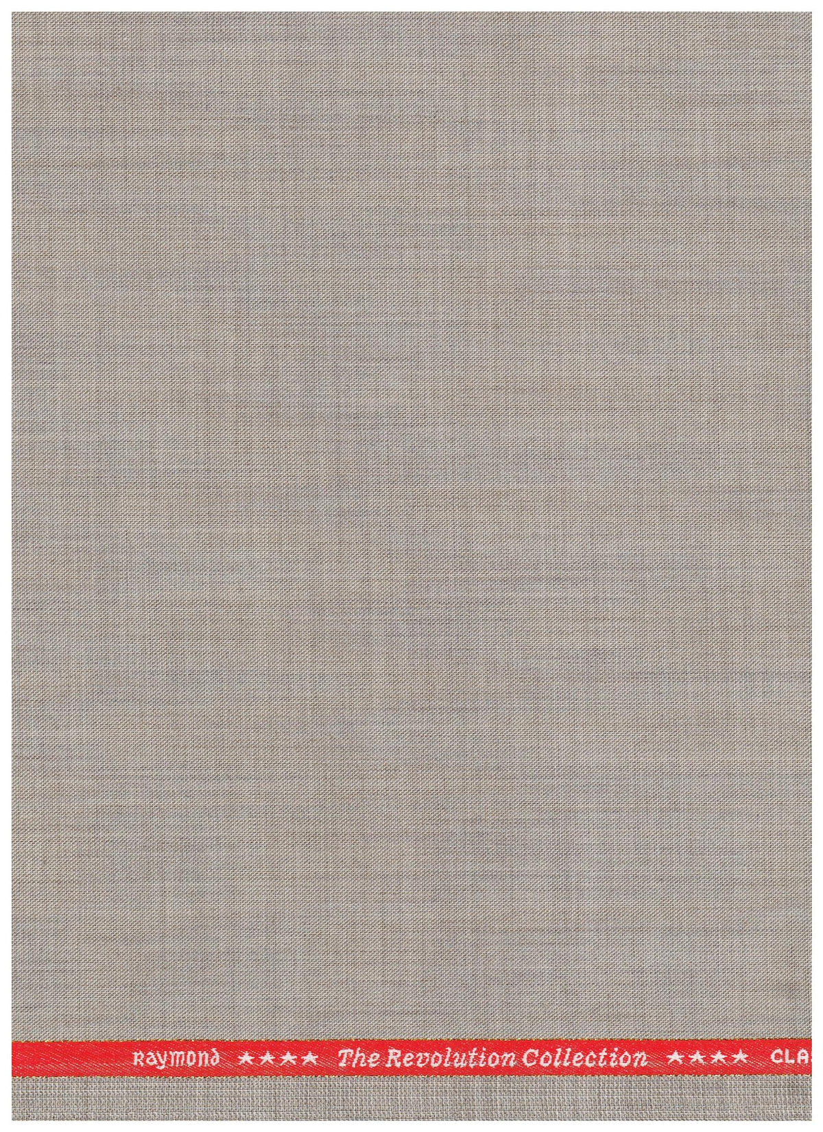 Beige Raymond wool blend suiting fabric with a luxurious texture, ideal for tailored suits and formal wear.