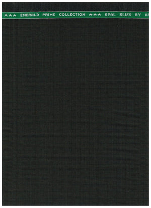 Raymond Luxurious unstitched polywool trousers and suiting fabric in green spinach color, suitable for tailoring and formal wear.