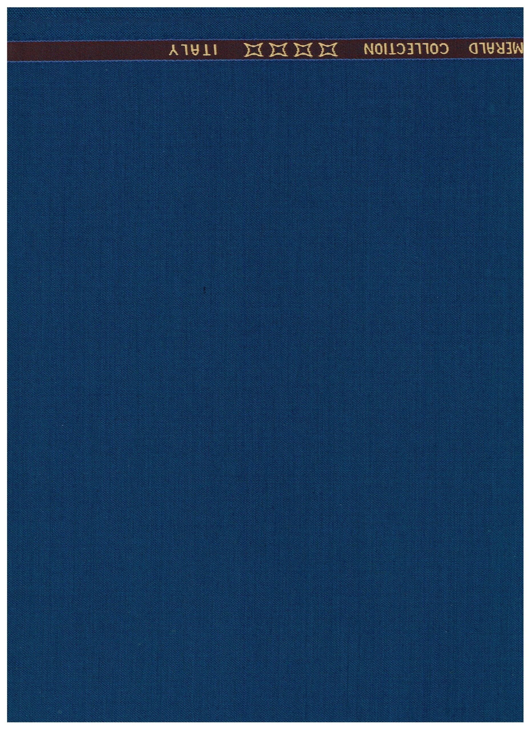 Royal Blue Vitto Rossi 160's Italian Polywool Suiting Fabric