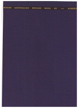 Roberto Cavali 140's Matte Purple Italian Polywool Suiting fabric