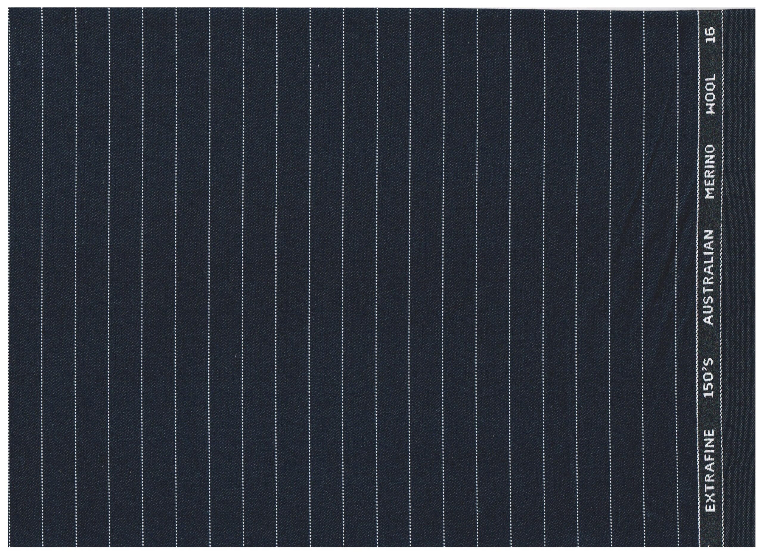 Menzoni 150's Grey Italian Polywool Suiting Fabric