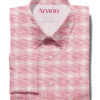 Experience The Luxury of Unstitched Tresca Cotton Checks Shirting Fabric By Arvind ( Pink )