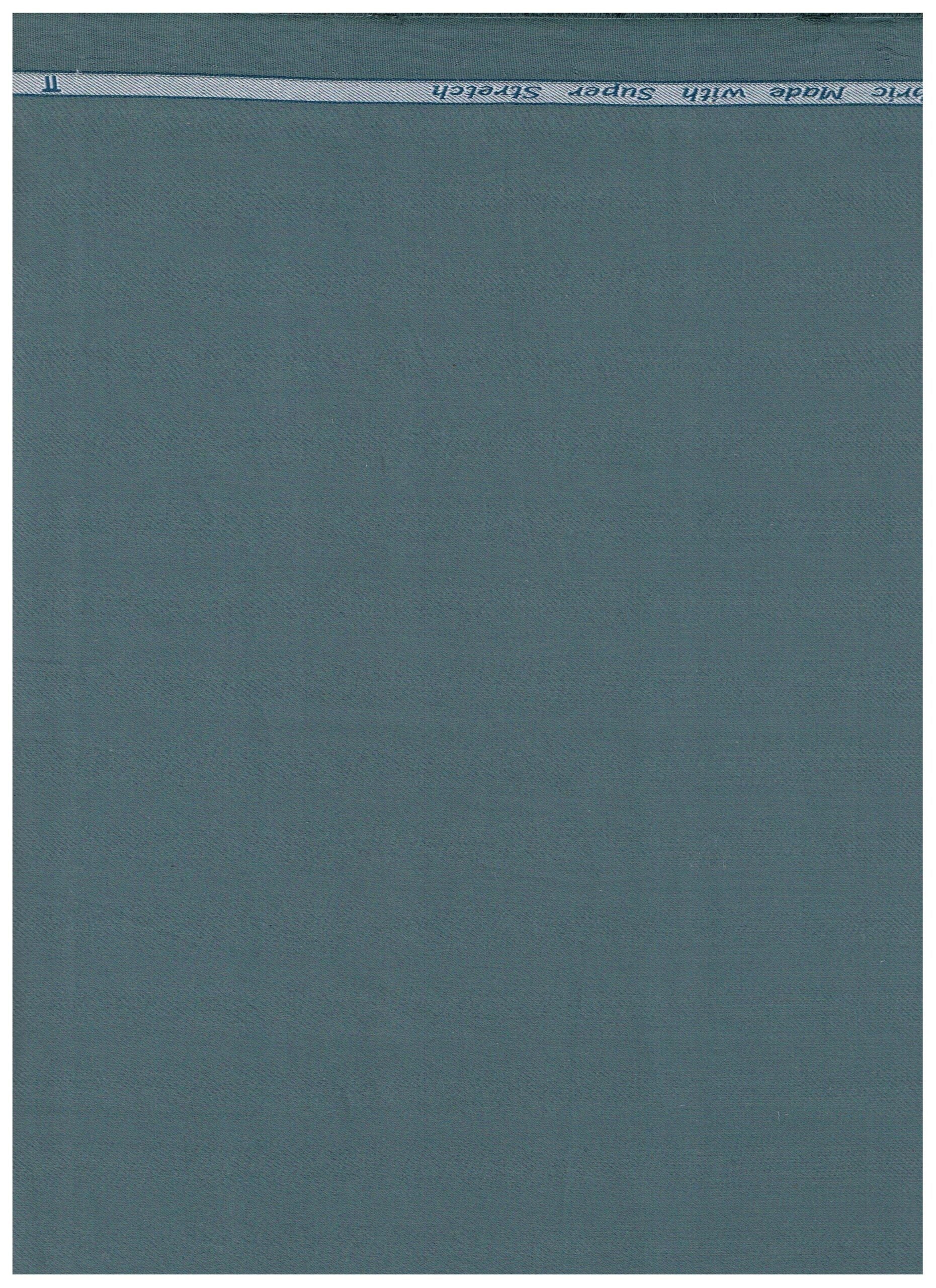 Arvind Tresca Cotton Plain Unstitched Shirting Fabric ( Seagreen )
