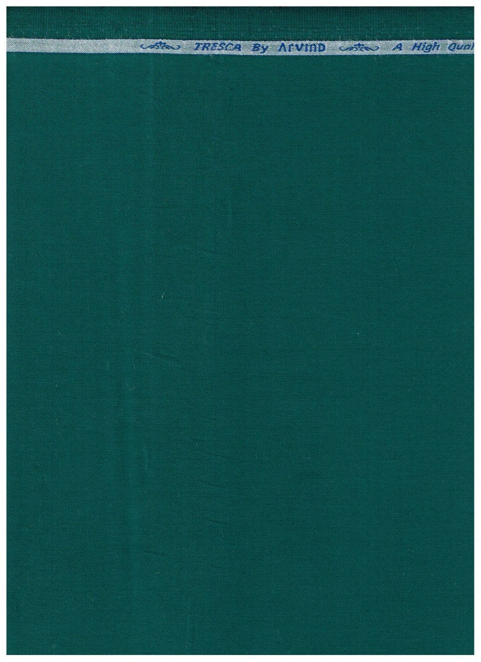 Arvind Peacock Blue zinia Shirting fabric