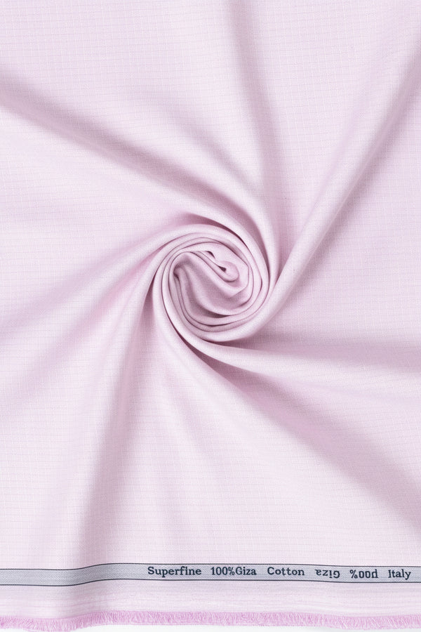 Close-up of a white fabric with text indicating 'Superfine 100% Giza Cotton Crafted In Italy'.