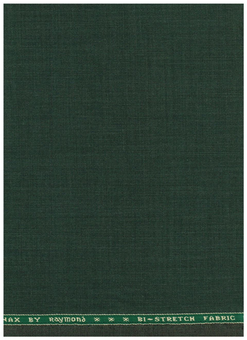 Raymond Polywool trousers and suiting fabric in seaweed green with Lycra stretch, ideal for tailored professional wear.