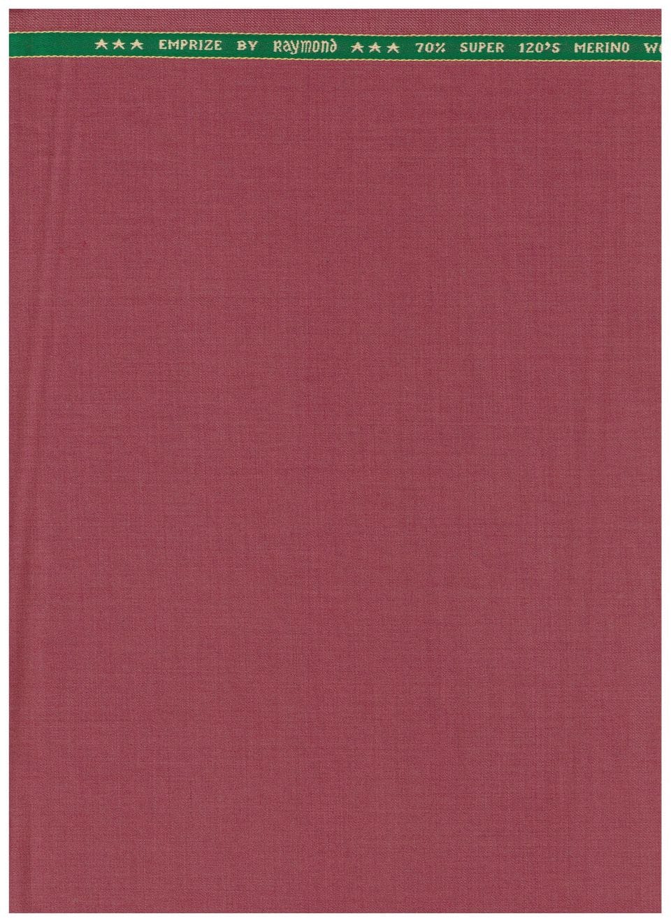 Raymond 120 Marron Pink Polywool Suiting Fabric
