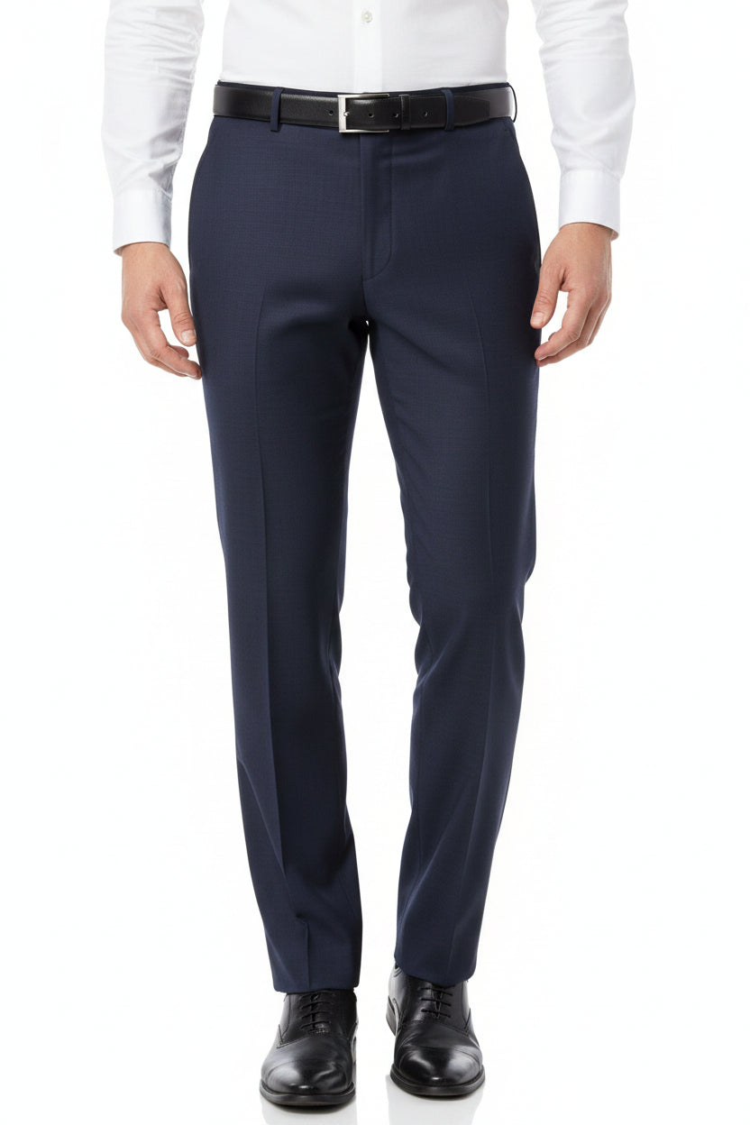Purple Arvind Terry Rayon trouser and suiting fabric, showcasing smooth, high-quality textile with a subtle sheen and vibrant color.