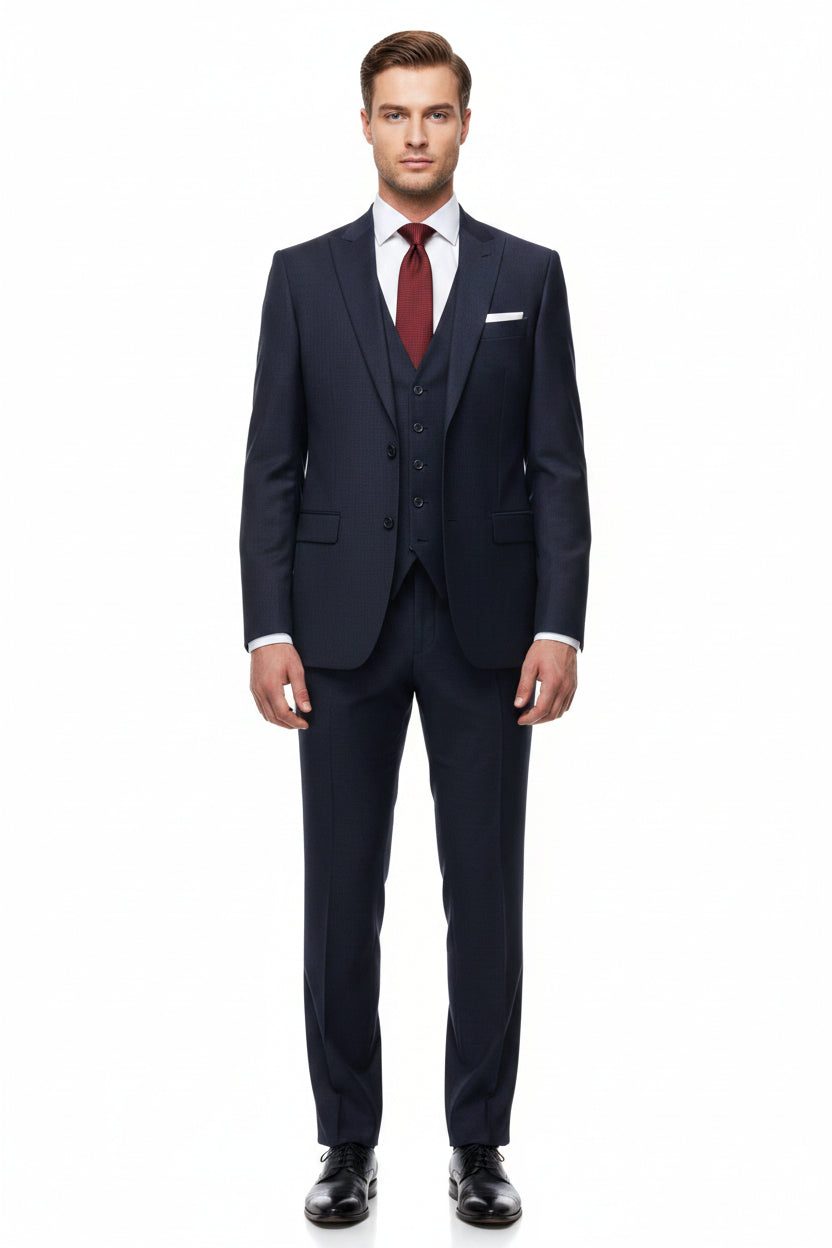 Purple Arvind Terry Rayon Trouser and Suiting Fabric, soft and lightweight textile for tailored clothing and formal wear.
