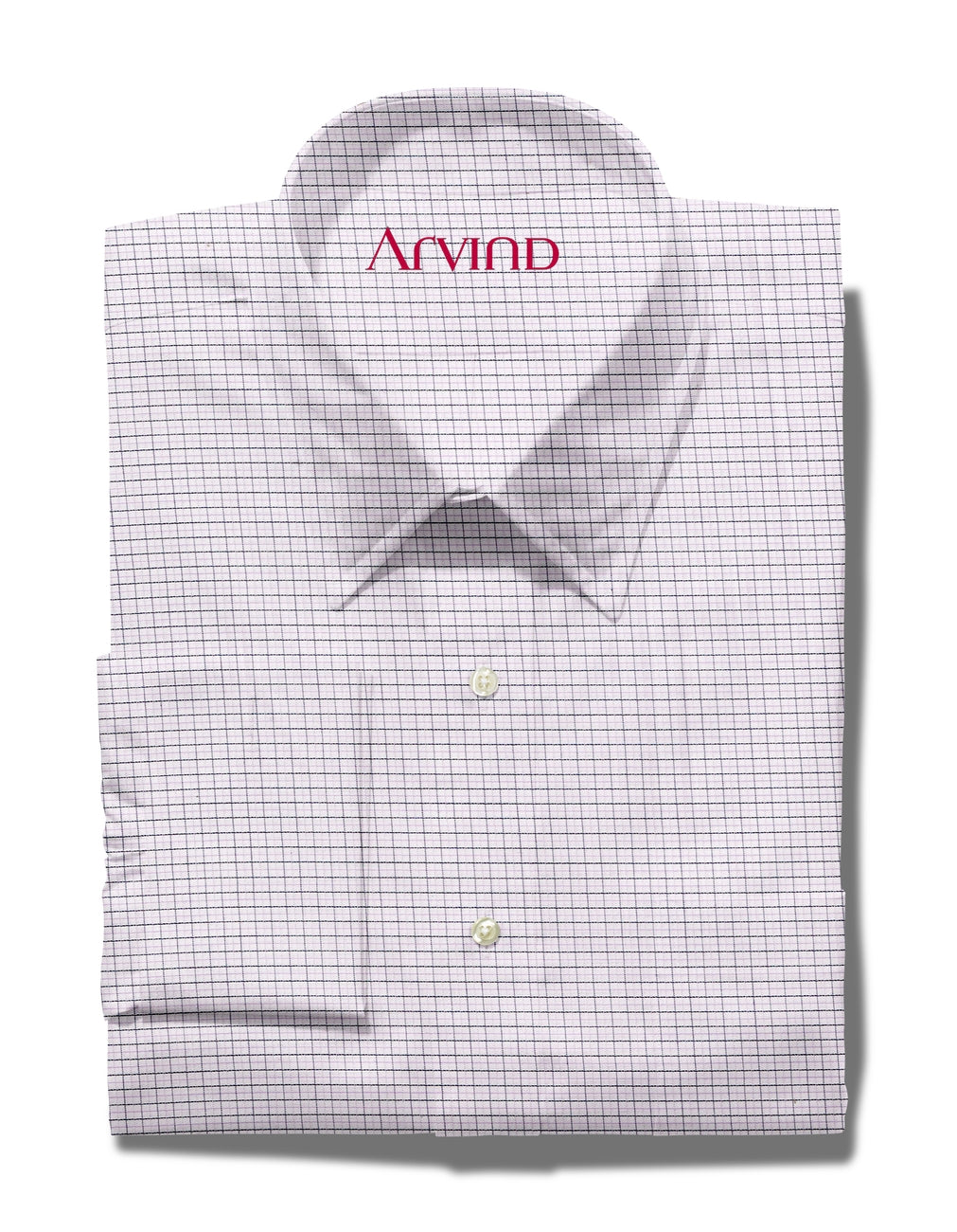 Experience The Luxury of Unstitched Primante Cotton Striped Shirting Fabric By Arvind ( Light Pink )