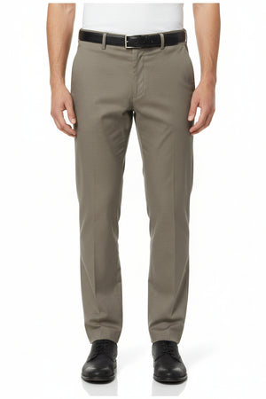 Grey Arvind cotton Lycra stretchable trouser and suiting fabric, soft and durable textile for tailored garments.