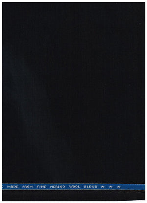 Raymond poly wool trousers and suiting fabric in dark coffee with Lycra stretch, shown in a close-up of the textured material.