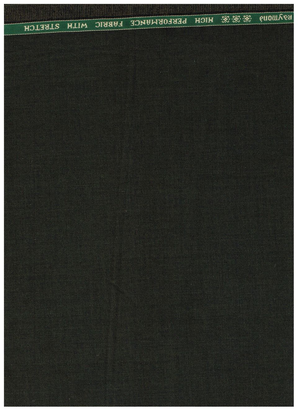 Green Raymond Terry Rayon trousers and suiting fabric, showing the smooth texture and vibrant color of the stylish textile.