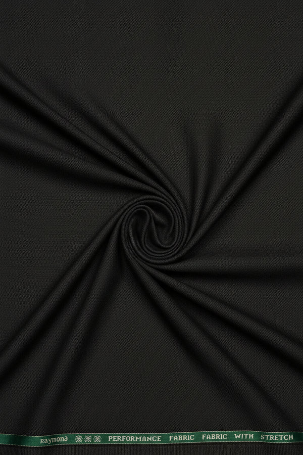 Green Raymond Terry Rayon Suiting Fabric with a smooth, lightweight texture suitable for tailored garments.