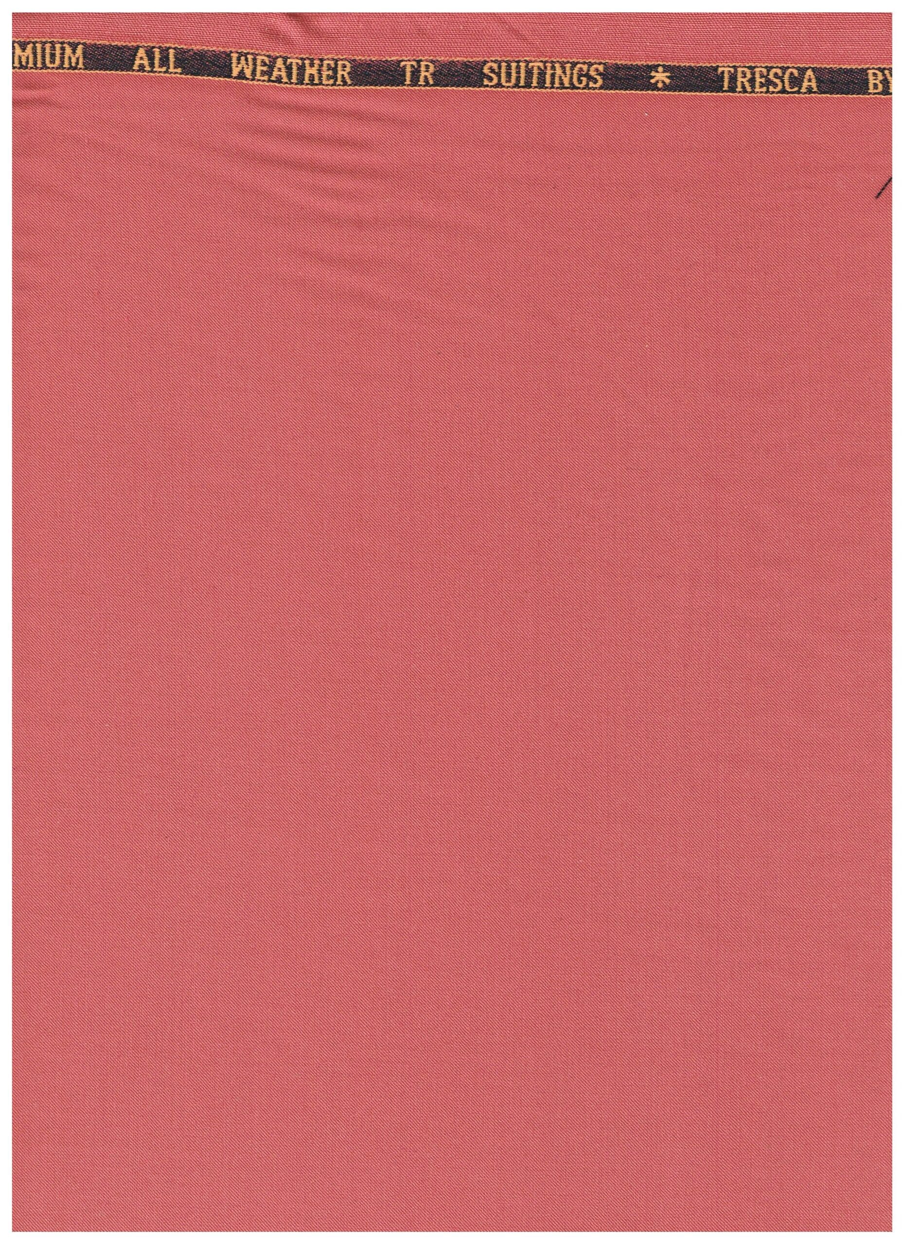 Arvind Carrot Red Polyviscose Suiting Fabric