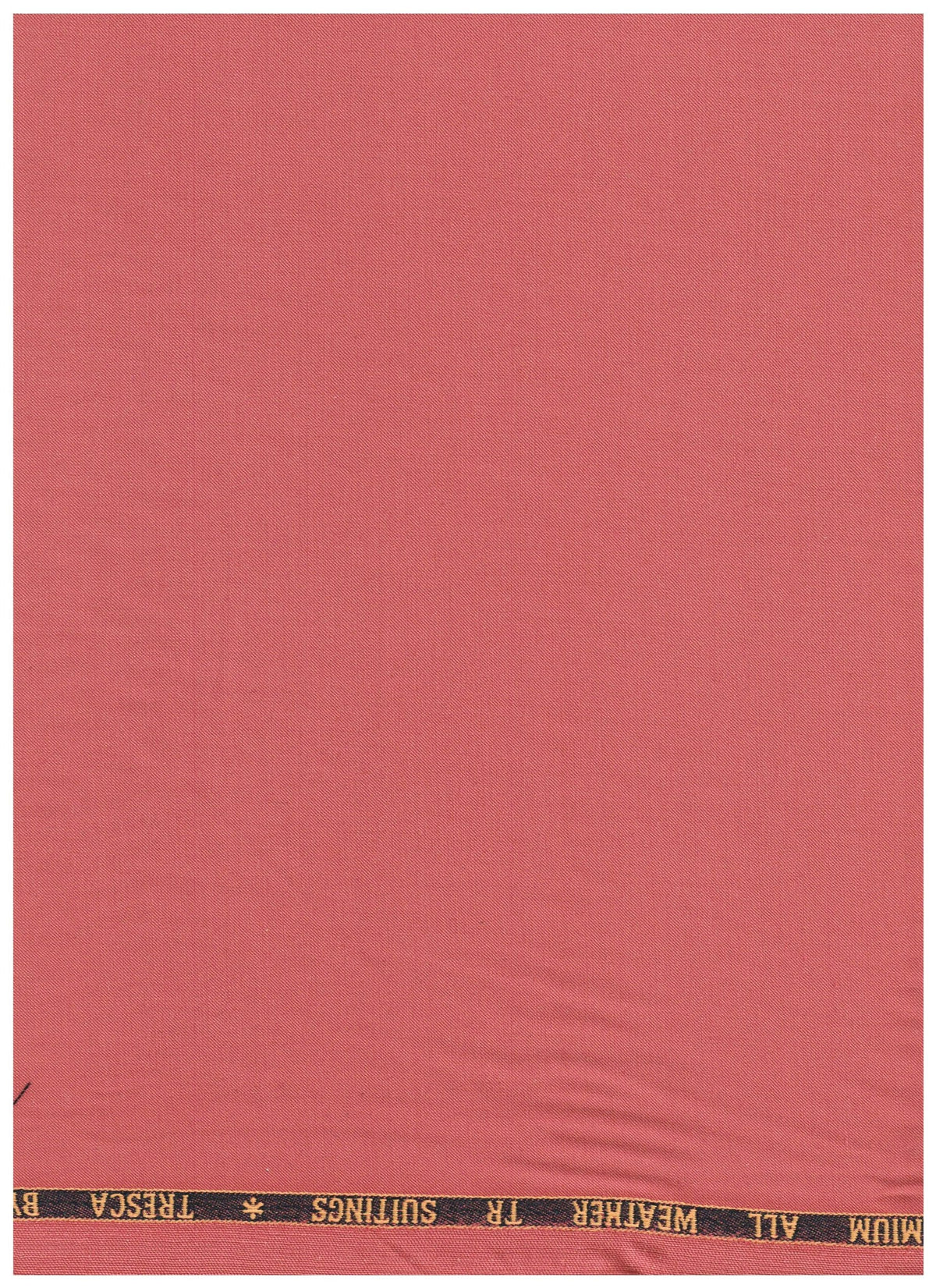 Arvind Poly Viscose Trousers and Suiting Fabric in Carrot Red, showing the textured fabric and tailored design.