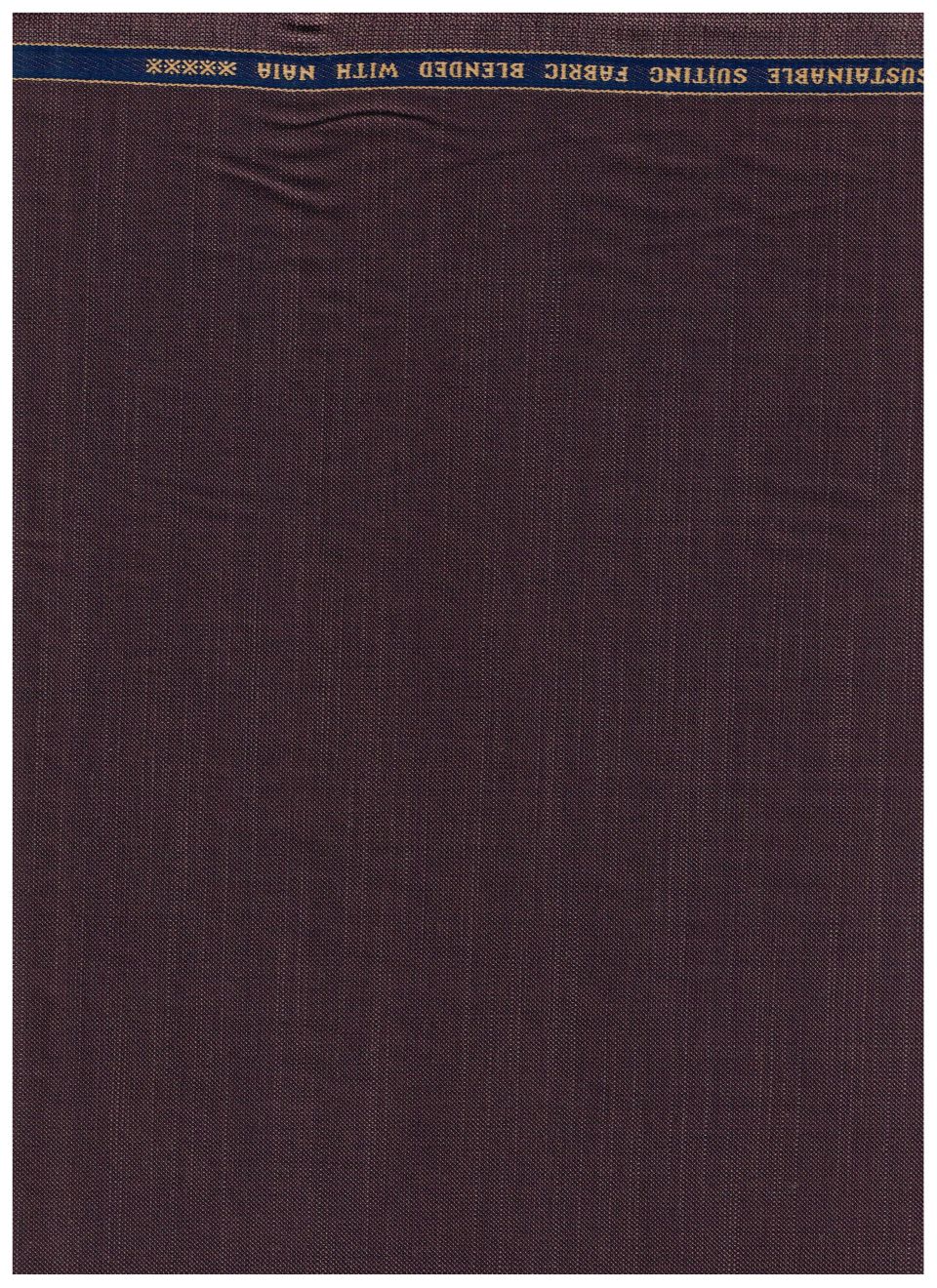 Raymond Grape Purple Polywool Suiting Fabric