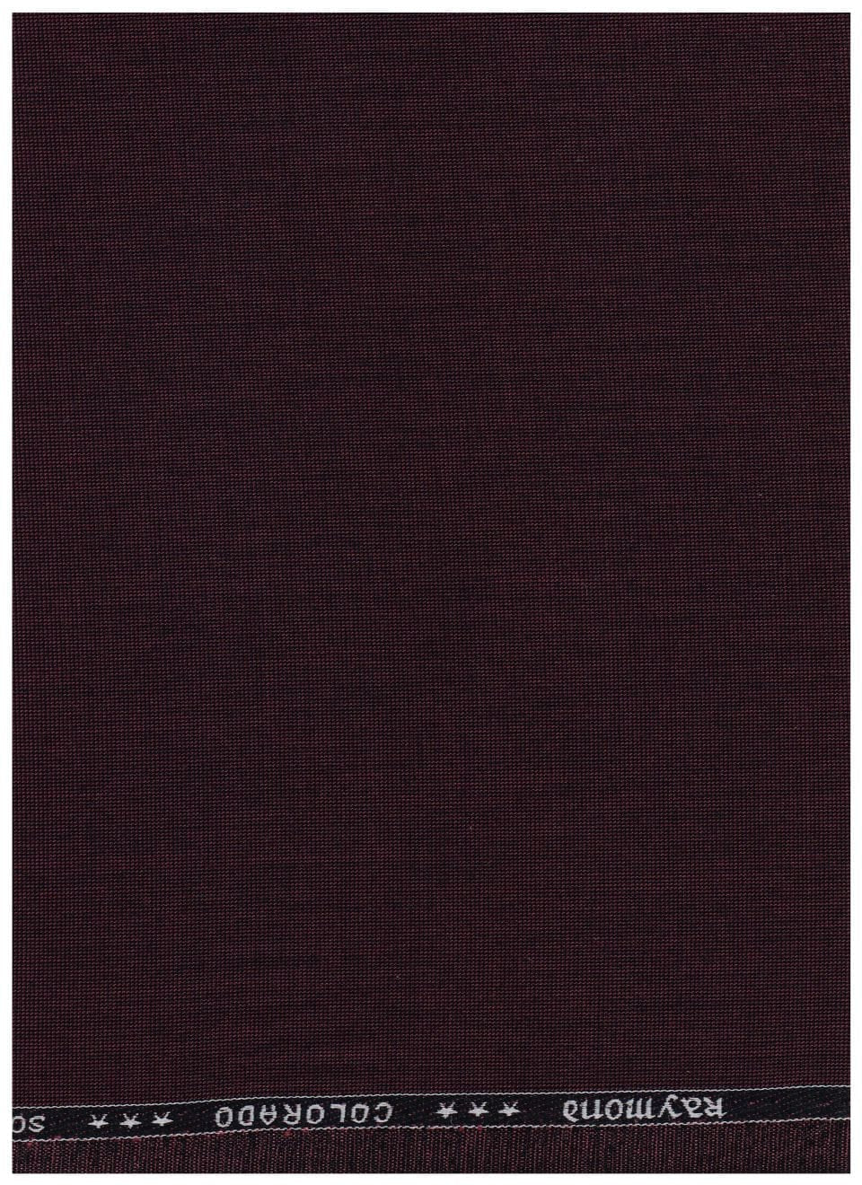 Raymond Terry Rayon Suiting Fabric in wine color, close-up of textured fabric with subtle sheen and woven pattern.