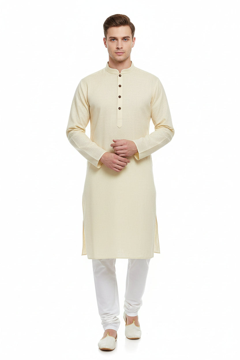 Arvind Tresca Giza cotton shirting fabric in Pista Tinge with a smooth, lightweight texture and subtle sheen.