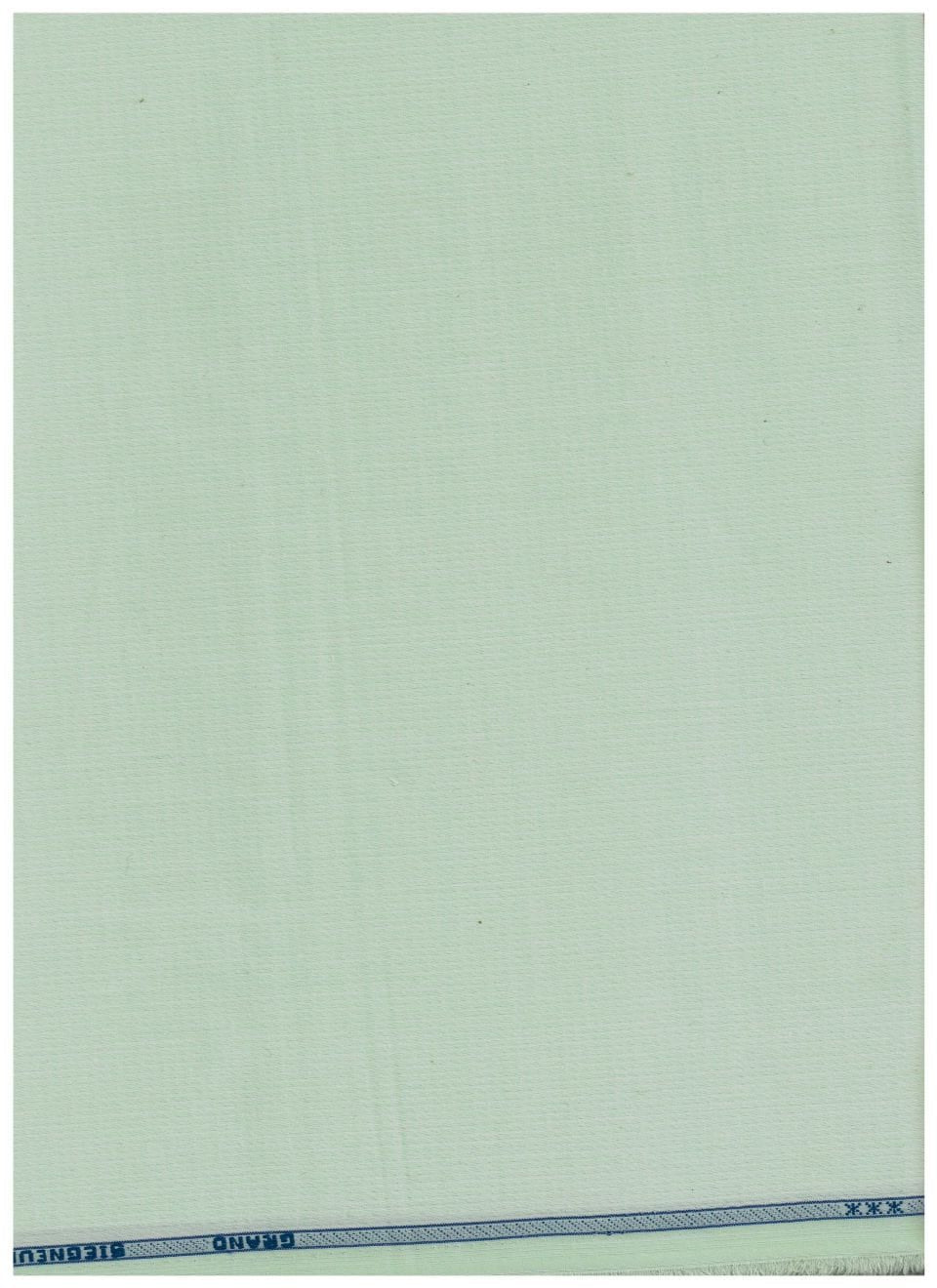 Pista green Arvind Tresca Giza cotton shirting fabric with smooth texture and subtle sheen, ideal for elegant shirts.