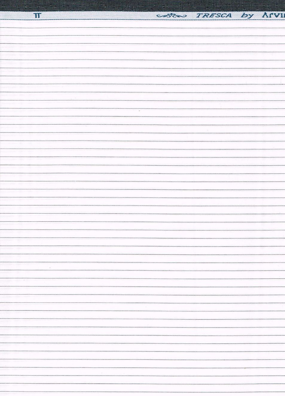 Arvind Tresca Cotton Striped Unstitched Shirting Fabric ( Black Striped on White )