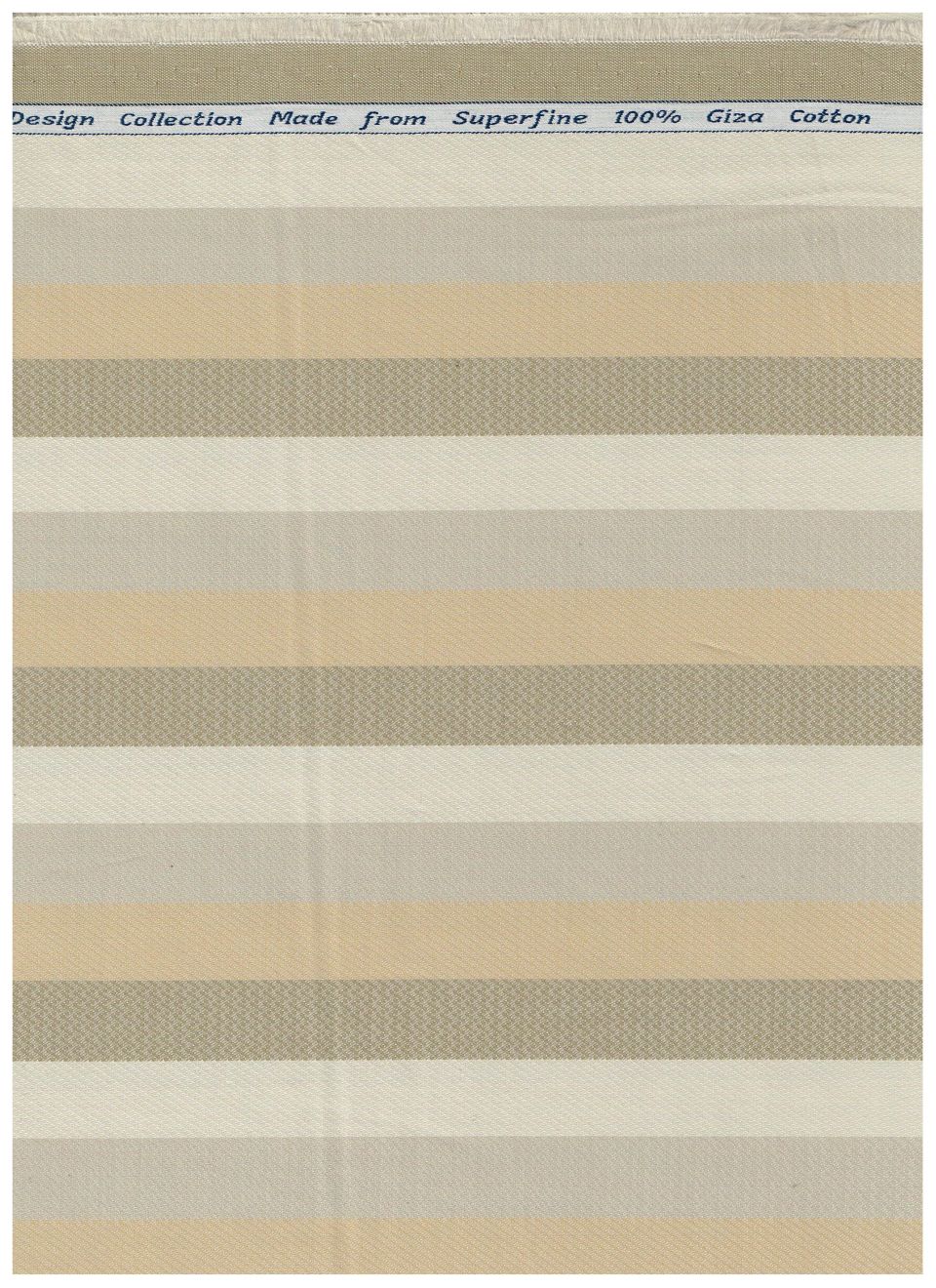 Arvind Multicolor Striped Tresca cotton Shirting fabric