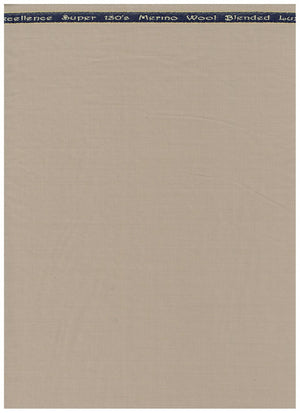 Georgio Khaki Polywool super 130's Suiting fabric