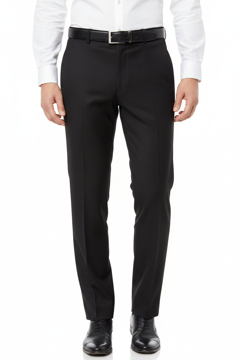Georgia Gullini of Italy Polywool Super 110’s trousers fabric in coffee, premium wool blend for tailored suits and formal wear.