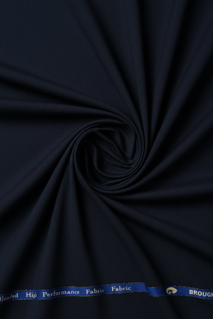 Georgio Gullini Dark Grey polywool super 100's suiting fabric