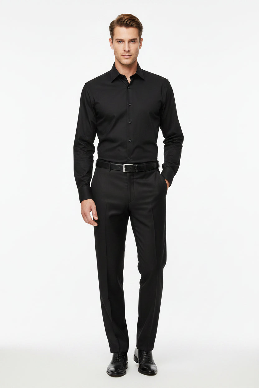 Georgia Gullini Italy Polywool Super 100’s fabric, brown wool blend suiting and trousers material with a smooth, high-quality weave.