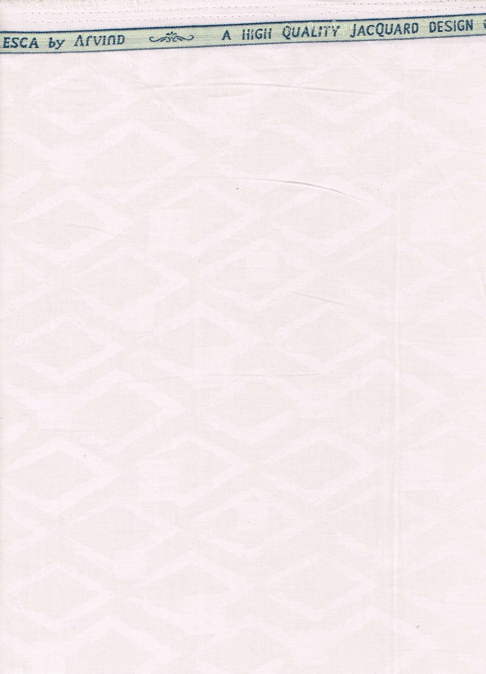 Arvind Tresca Jacquard Pink Shirting fabric