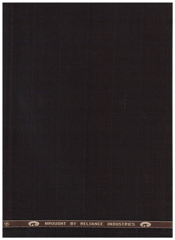 Coffee brown Georgia Gullini terry rayon suiting fabric, Italian brand, close-up of textured textile for sewing and tailoring.