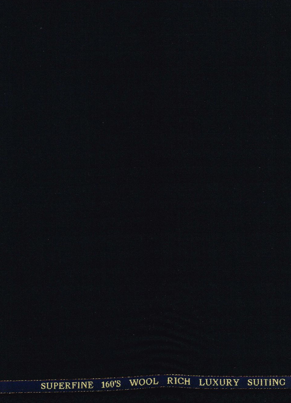 Georgio Gullini Black 160's Polywool suiting fabric