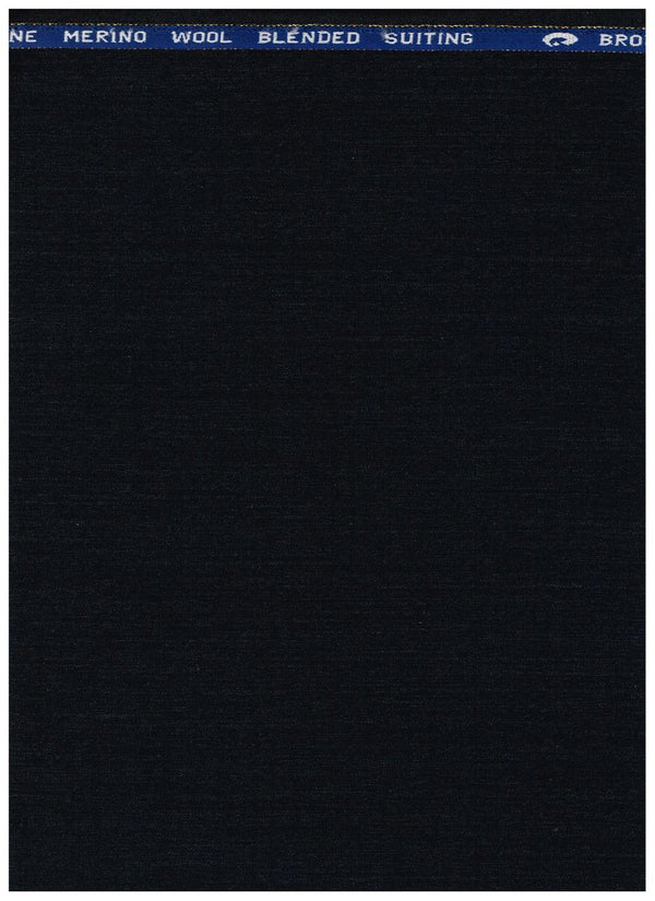 Georgia Gullini of Italy Unstitched Poly wool Super 110’s Trouser & Suiting Fabric ( Blackish Grey )