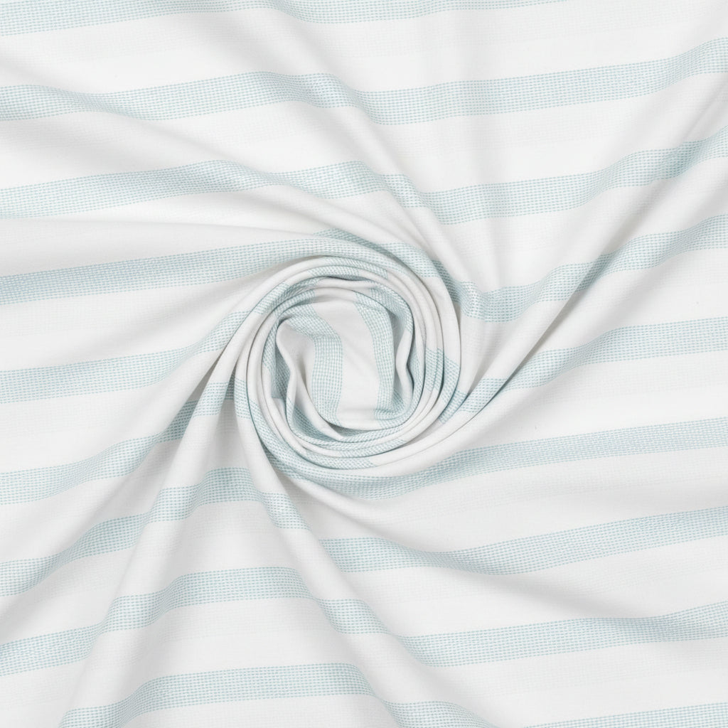 monti giza cotton shirting green on white shirting fabric twirl