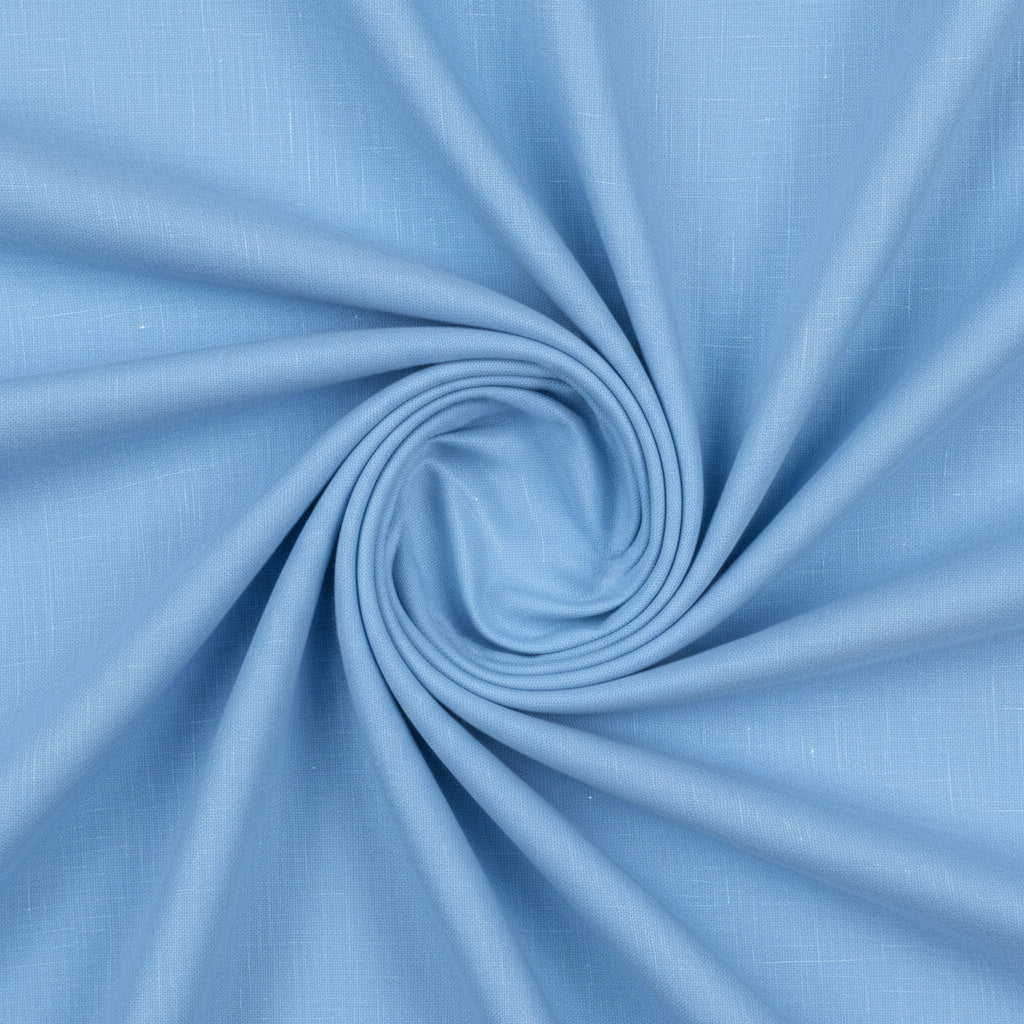 arvind linen tensil fabric light blue twirl