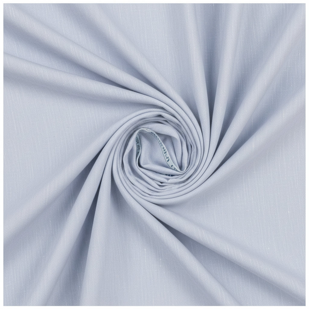 Lavender Arvind Primante linen Tencel shirt fabric swatch showing soft, textured linen Tencel material for shirts.