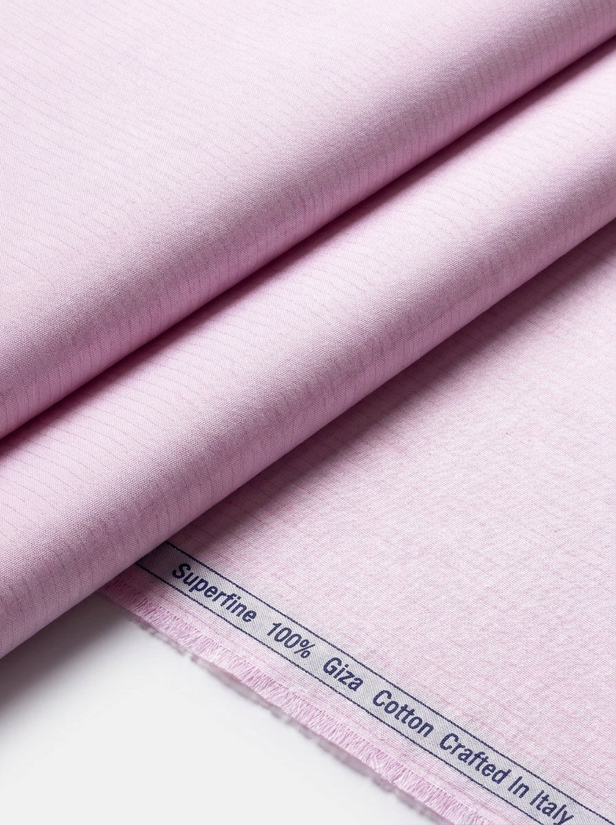 Arvind Unstitched Primante Cotton Micro Checks Shirting Fabric ( Pink )