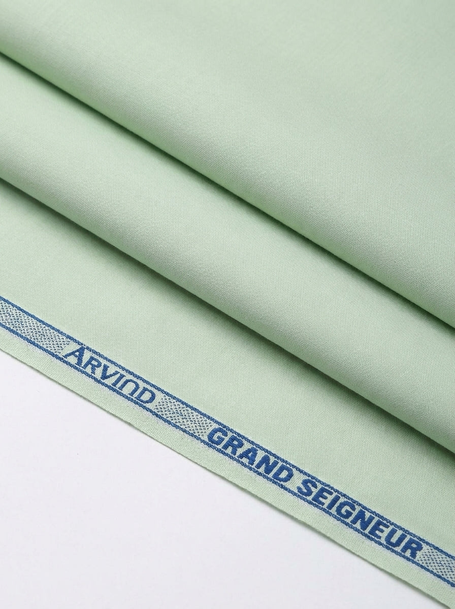 Arvind Cotton Unstitched Shirting Fabric ( Pista Green )