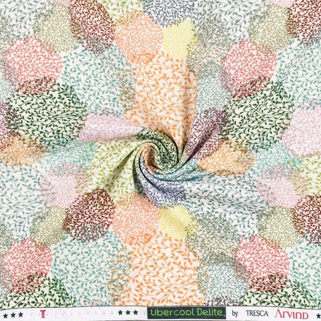 Arvind Tresca Printed Unstitched Shirting Fabric ( Multicolor )