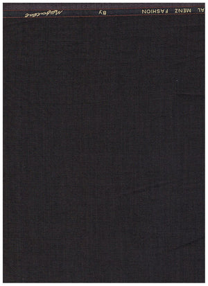 Brown Mafatlal poly viscose trouser and suiting fabric shown in a close-up image, highlighting the textured textile material.