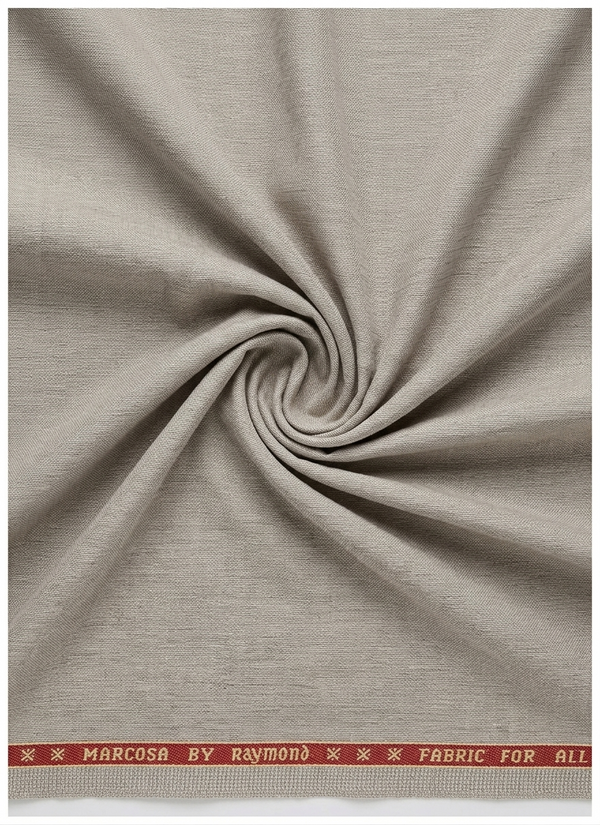 Elevate Your Style With Raymond Luxurious Unstitched Polywool Trousers Fabric ( Ivory )