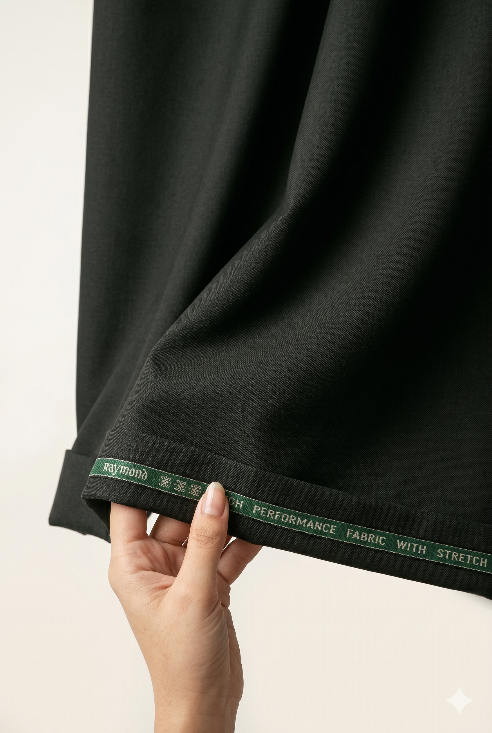 Elevate Your Style With Luxurious Unstitched Terry Rayon Trousers & Suiting Fabric ( Green )