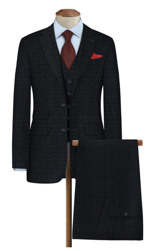 Mafatlal Grey Polywool Suiting Fabric