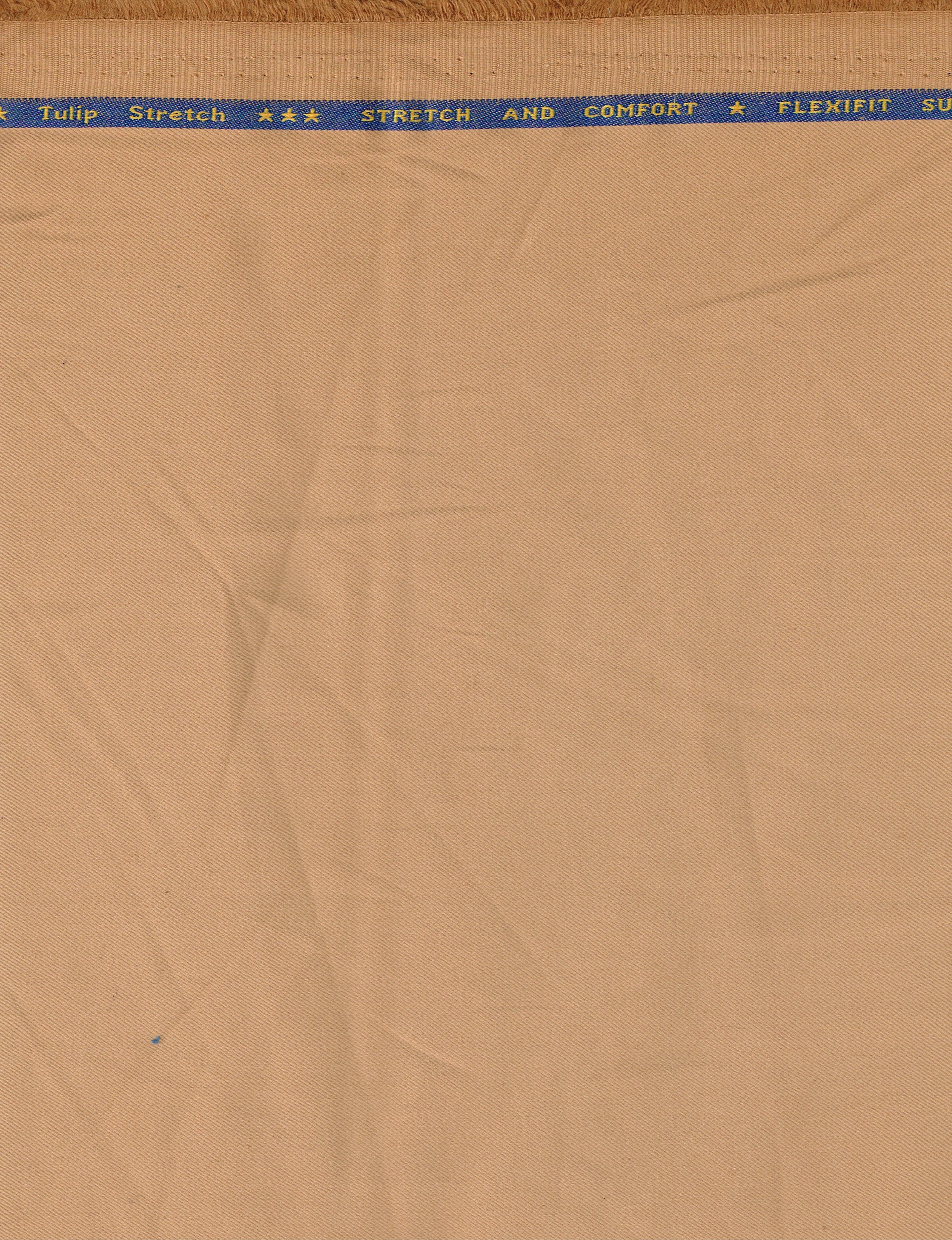 Arvind Unstitched Cotton Lycra Trousers & Suiting Fabric ( Tan )