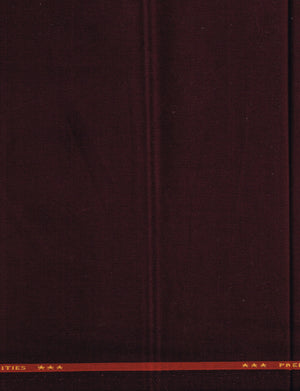 Dark brown fabric with a subtle pattern and visible stitching
