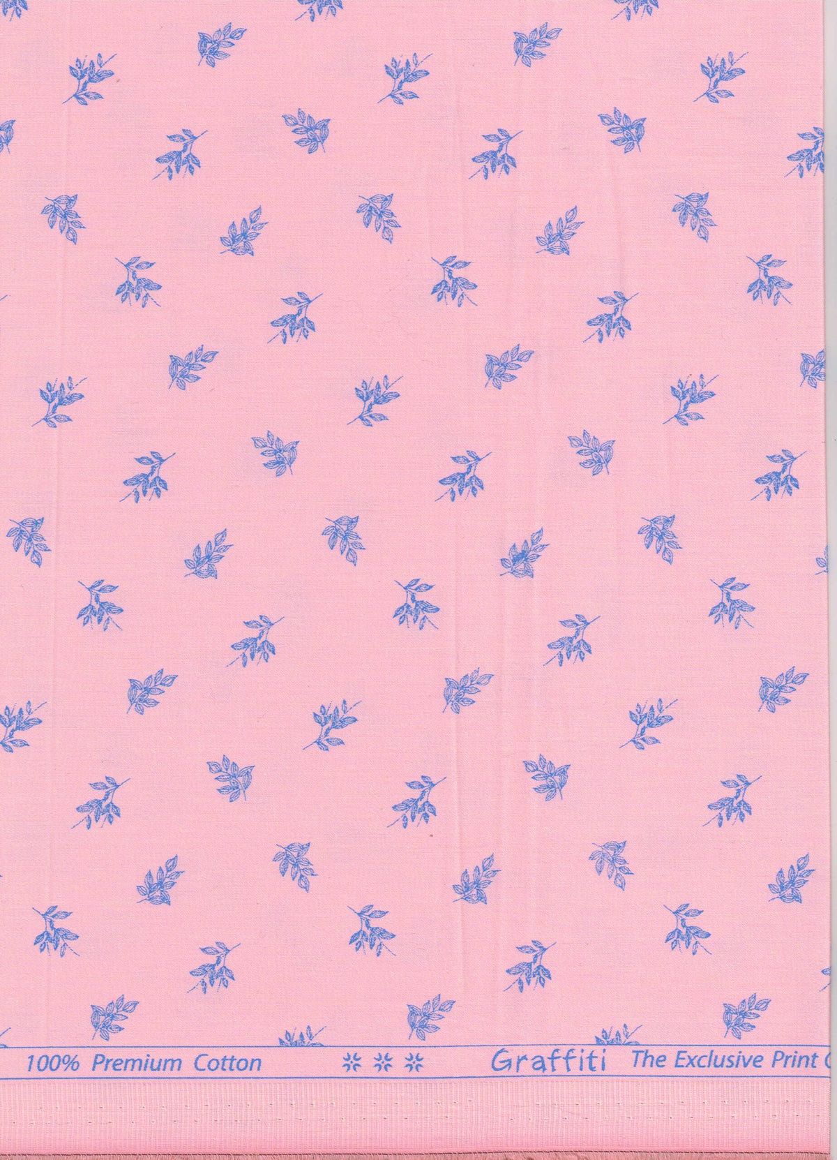 Pink Arvind cotton printed shirting fabric with colorful floral pattern, soft cotton material, ideal for shirts and garments.