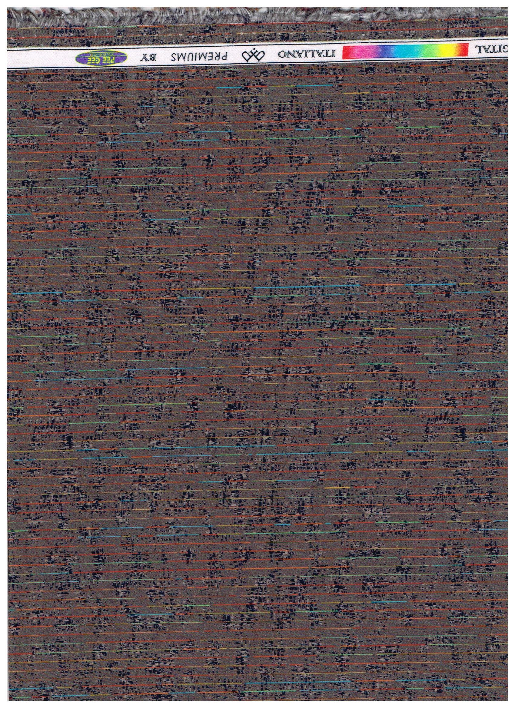 Experience The Luxury of Unstitched Digital Print Cotton Shirting Fabric By Pee Gee ( Brown )