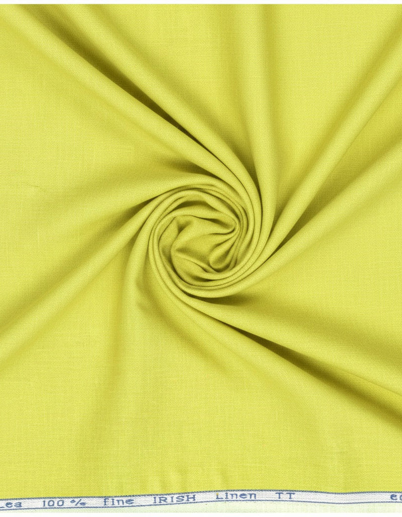 Arvind Linen Shirt Fabric neown yellow
